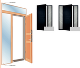 Frame doors