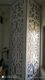 Ornamental CNC Wall Separator – Baroque Floral Pattern