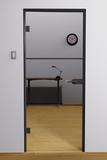 Internal Aluminium Glass Hinged Doors