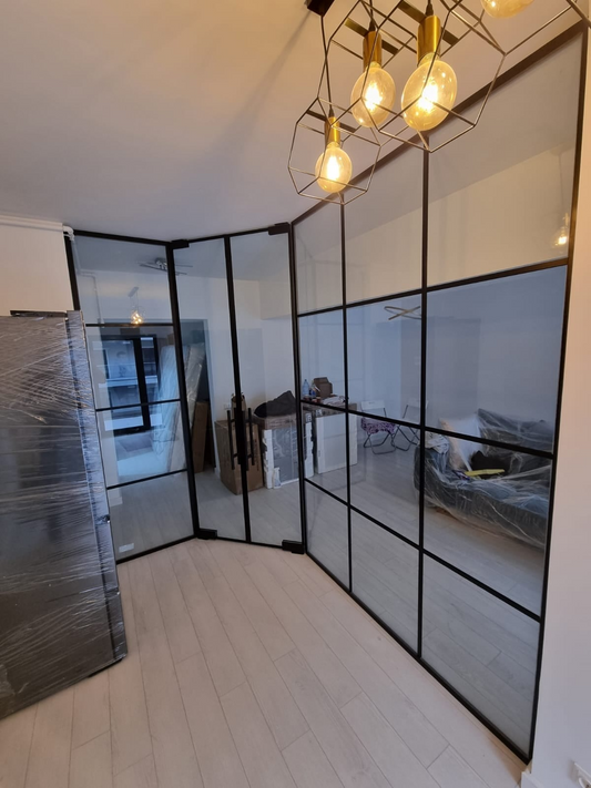 Internal Metal & Glass hinged or sliding