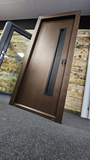 Model X brown wood effect
