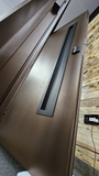 Model X brown wood effect