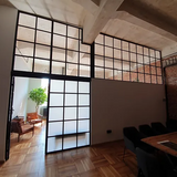 Internal Industrial Design: Hand-crafted Steel & Glass Doors