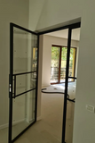 Industrial Design: Hand-crafted Steel & Glass Doors