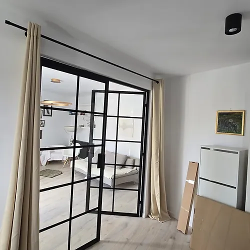 Internal Industrial Design: Hand-crafted Steel & Glass Doors
