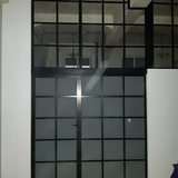 Internal Industrial Design: Hand-crafted Steel & Glass Doors