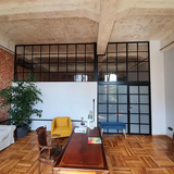 Internal Industrial Design: Hand-crafted Steel & Glass Doors